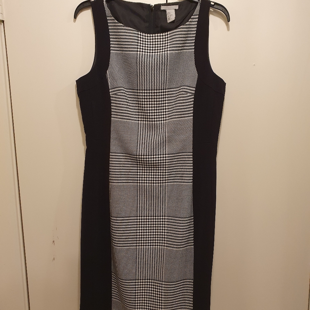 Black and white office dress